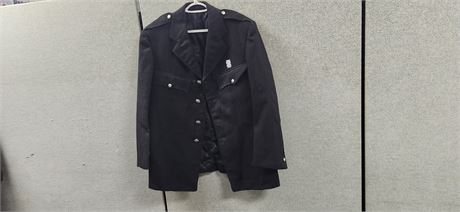 Vintage Heavy Black Blazer.