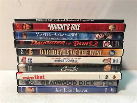Stack of 10 DVD's (#1)