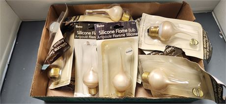 Lot Of Various  Silicone Flame Bulbs