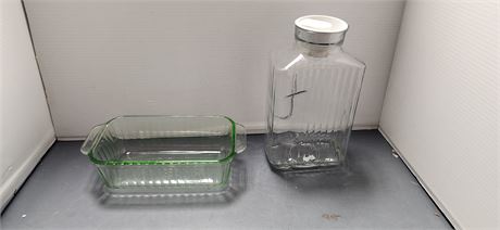 Glass Storage Container & Jar