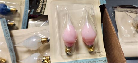 Lot Of Various Silicone Candle Bulbs