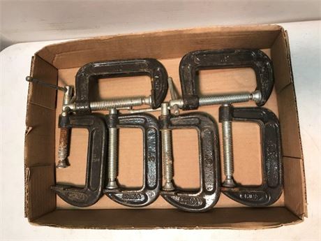 Flat of 3" C Clamps (#1)