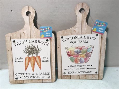 Cottontail & Co. Egg Farm Easter Signs