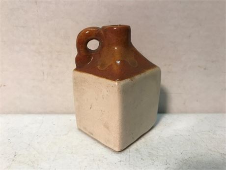 Vintage Square Miniature Crock