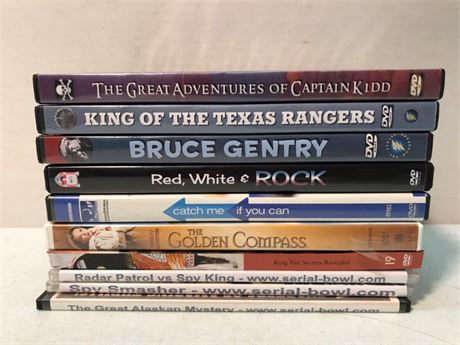 Stack of 10 DVD's (#12)