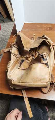 Vintage Leather Backpack