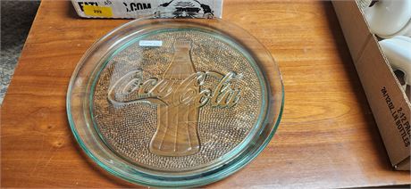 Coca Cola Glass Serving Tray