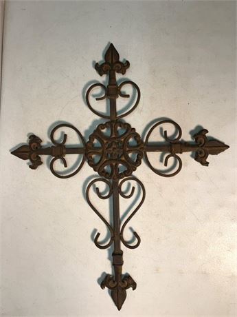 Cast Iron Wall Cross