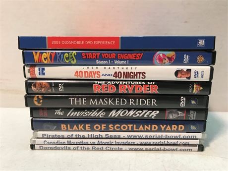 Stack of 10 DVD's (#13)