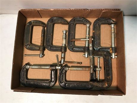 Flat of 3" C Clamps (#2)