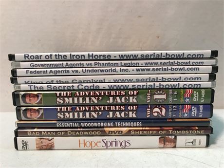 Stack of 10 DVD's (#11)