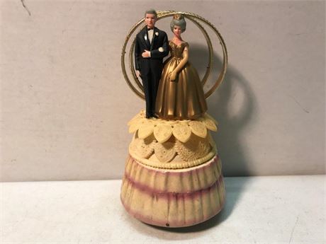Vintage Wedding Keepsake Music Box