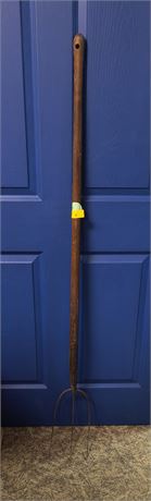 Vintage Wood Handle Pitch Fork