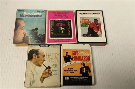 Lot Of Various 8 Track Tapes