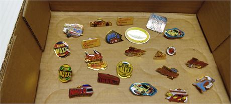 Lot Of Collectible Racing Pins