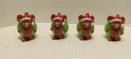 Clancy The Christmas Candy Dispenser & Ornaments