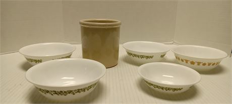 Corelle Bowls & Glass Container