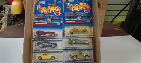 6 Collectible Vintage Hot Wheels