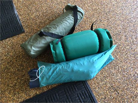 Small Tents and Mattress