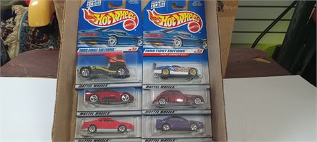 Six vintage collectable Hot Wheels