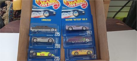 6 Collectible Vintage Hot Wheels