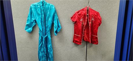 Vintage Japanese Robe & Pajama Shirt
