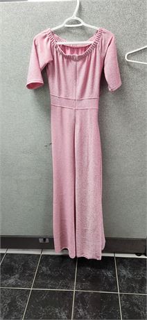 Vintage Pink Long Dress