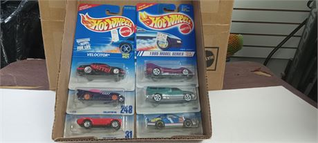 6 Vintage Collectable Hot Wheels