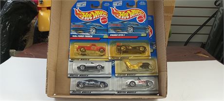6 Collectible Vintage Hot Wheels