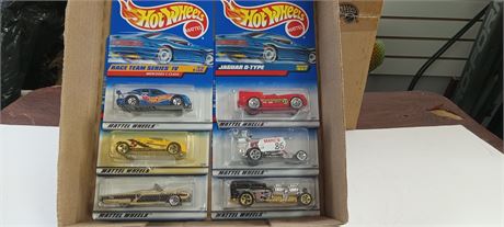 Six vintage collectable Hot Wheels