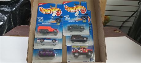 6 Vintage Collectable Hot Wheels