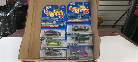 Six vintage collectable Hot Wheels