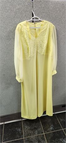 Vintage Yellow Dress