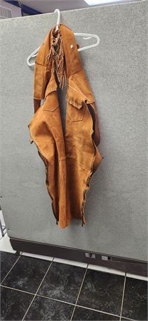 Vintage Leather Riding Chaps