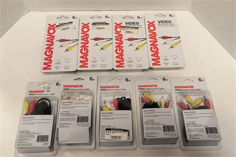Magnavox Video Stereo Audio Cables