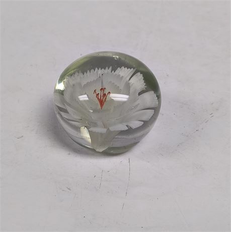 Vintage Glass Paper Weight