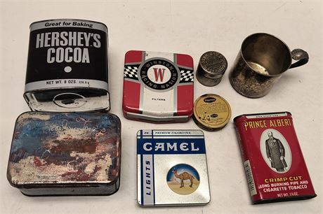 Lot Of Vintage Collectible Tins