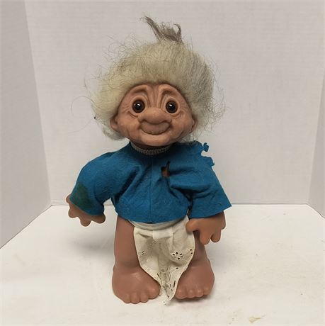 Vintage XL 14" Grandma Troll Doll