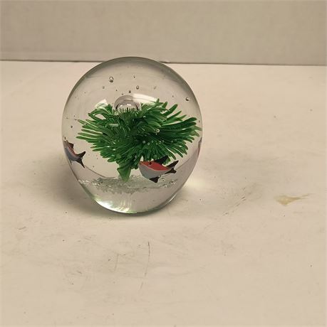 Dynasty Gallery Heirloom Collection Glass Paperweight