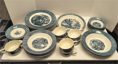 Currier & Ives Early Winter Dishes