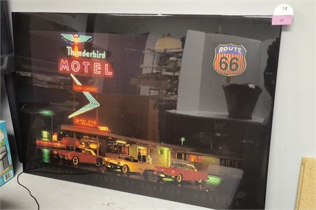 Route 66 Vision Of Roadside America Picture With Lights