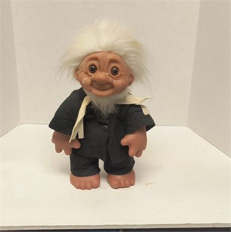 Vintage XL Grandpa Troll Doll 14"