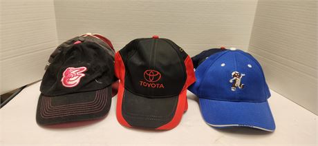 Lot Of Various Baseball Hats