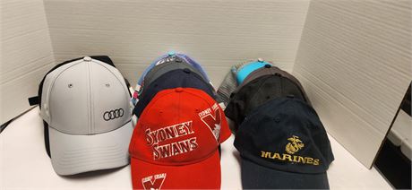 Lot Of Various Baseball Hats