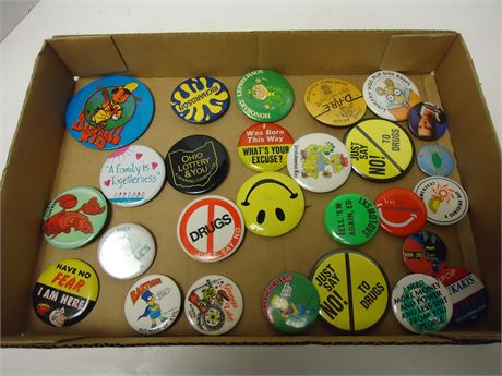 Lot Of Collectible Buttons