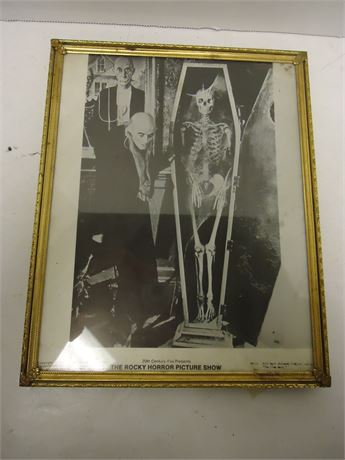 Vintage The Rocky Horror Picture Show Framed Riff Raff Picture
