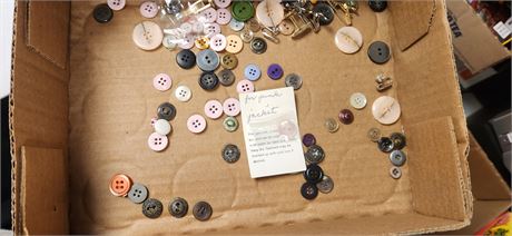 Lot Of Various Buttons