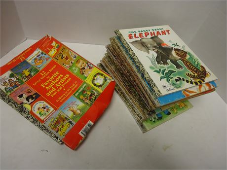 Lot Of Various Little Golden Books