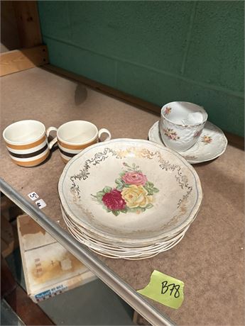 Plates, cups