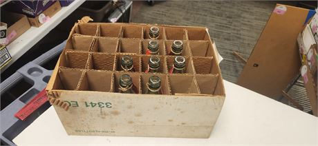 Lot Of Glass Coke Bottles